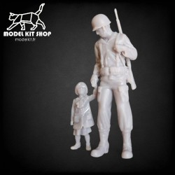 1:35 – WW2 Amerikanischer Soldat mit einem Mädchen