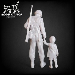 1:35 – WW2 Amerikanischer Soldat mit einem Mädchen