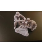 1:35 - WW2 German soldiers with mortar