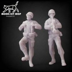 1:35 Serie - WW2 Amerikanische Soldaten tanzen und spielen