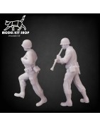 1:35 Serie - WW2 soldados americanos bailando y jugando clarinet