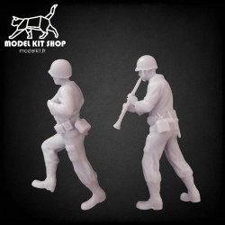 1:35 Serie - WW2 Amerikanische Soldaten tanzen und spielen