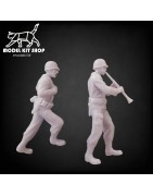 1:35 Serie - WW2 soldados americanos bailando y jugando clarinet
