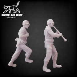 1:35 Serie - WW2 Amerikanische Soldaten tanzen und spielen