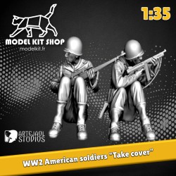 1:35 Serie - WW2 Soldats américains à couvert
