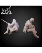 1:35 Serie - soldados estadounidenses WW2 cubiertos