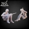 1:35 Serie - WW2 Soldats américains à couvert