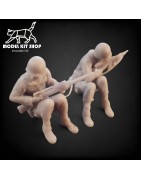 1:35 Serie - soldados estadounidenses WW2 cubiertos