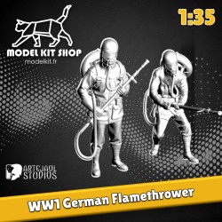 1:35 - WW1 German flame thrower team