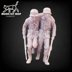 1:35 - WW2 Verwundete deutsche Soldaten