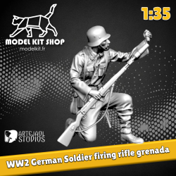 1:35 - WW2 Soldato tedesco che spara granate di fucile