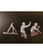 1:35 - WW2 Soldats allemands avec mortier