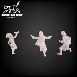 1:35 Serie - WW2 Niños jugando con un avión