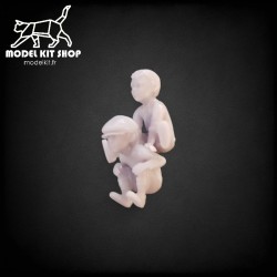 1:35 Serie - WW2 Enfant jouant à saute mouton