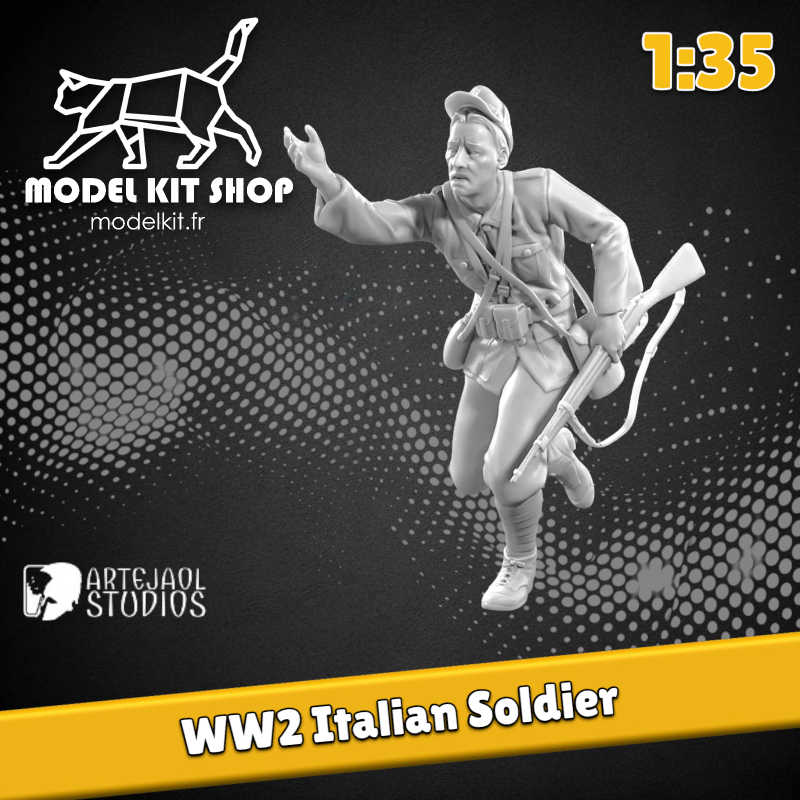 1:35 - WW2 Italian soldier running