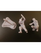 1:35 - WW2 soldados alemanes con mortero