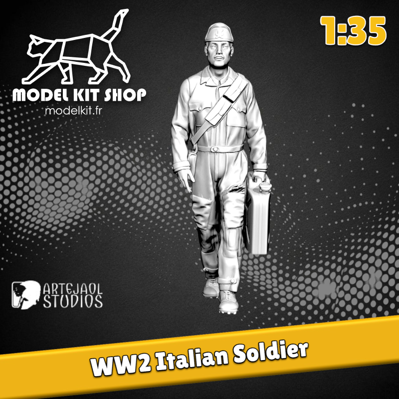 Serie 1:35 - Soldato di carro armato italiano WW2 2