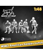 1:48 Serie - WW2 soldados americanos comiendo