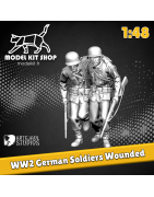 1:48 Serie - Soldados WW2 heridos alemanes