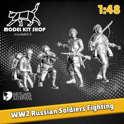 1:48 Serie - WW2 Soldats Russes