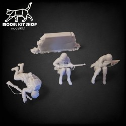 1:48 - Soldats Américains WW2 - "Take cover!