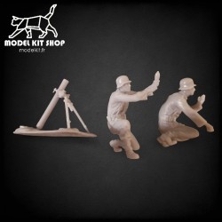 1:48 - WW2 Deutsche Soldaten mit Mörser