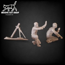 1:48 - WW2 Soldats allemands avec mortier