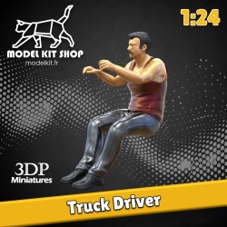 1:24 Serie - Conducteur de camion (Tête nu)