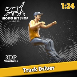1:24 Serie - Conductor de camión (con tapa)