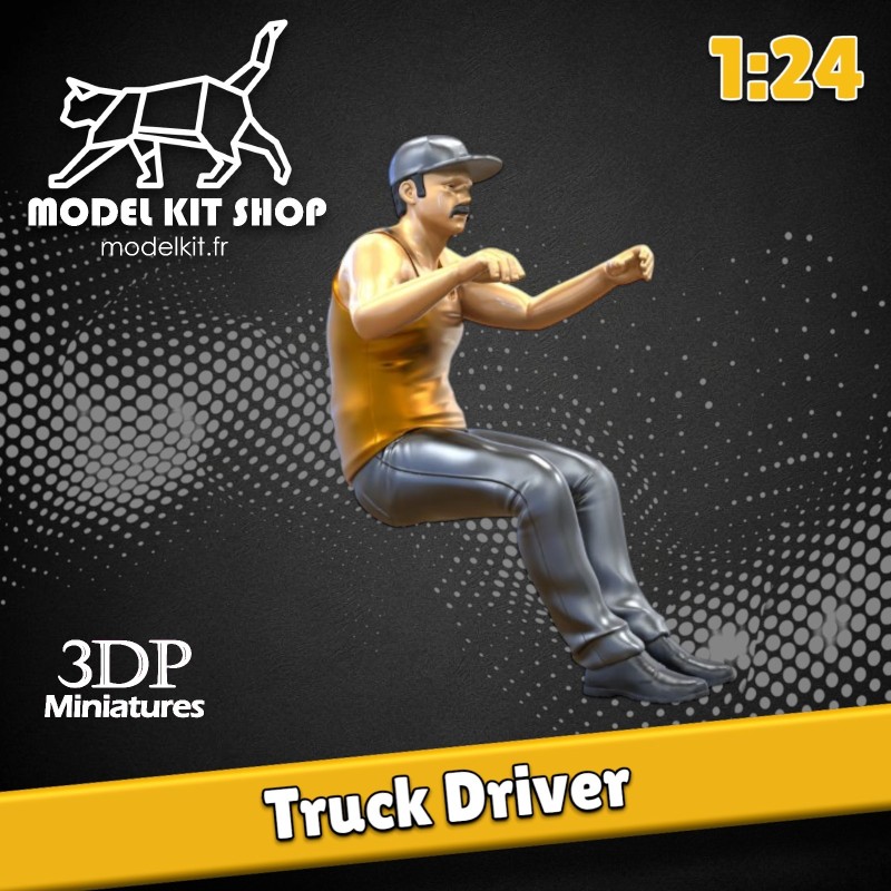 1:24 Serie - Conducteur de camion (Avec Casquette)