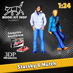 1:24 - Starsky e Hutch (compatibile con Revell '76 Ford Torino)