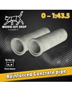 0 (1:43.5) - Reinforced concrete pipes (bus of 1m per 3m)