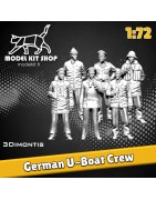 1:72 - Tripulación del U-boat
