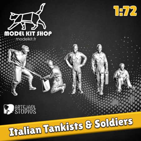 1:72 - WW2 Carristi e soldati italiani