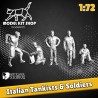 1:72 - WW2 Italian tankers & soldiers