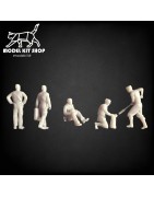 1:72 - WW2 Tankists & Italian soldiers
