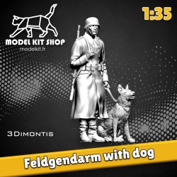 1:35 - WW2 Feldgendarme con su perro