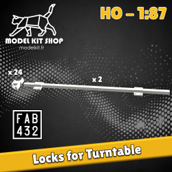 HO (1:87) - Locks for turntable