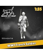 1:35 - WW1 Soldier French Smoking