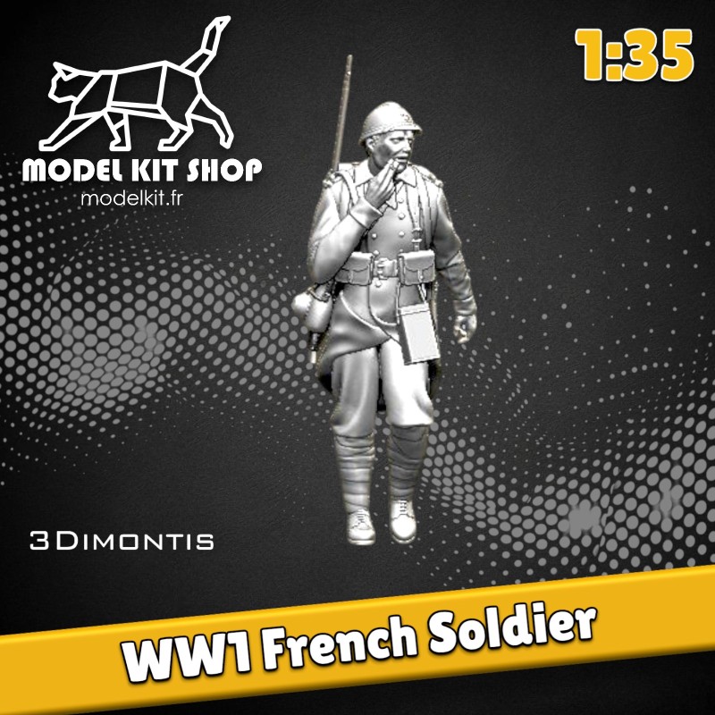 1:35 - WW1 Soldier Französisch Rauchen