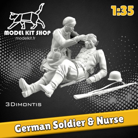 1:35 - WW2 Soldat Allemand et infirmière