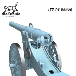 1:72 - WW1 - Canon francés Modelo de 155 mm "De bange" 1877