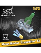 1:72 - WW1 - Mortier 58 - "Crapouillot"