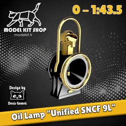 0 (1,43.5) - Locomotive - Oil lamp "Unifée 9L SNCF"