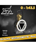 0 (1,43.5) - Locomotive - Lampe à pétrol "Unifée 9L SNCF"