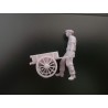 1:35 Serie - WW2 Civil Worker pushing a cart