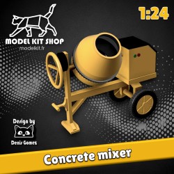 1:24 - Bétonnière de chantier