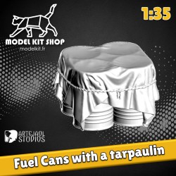 1:35 - Fuel cans with tarpaulin