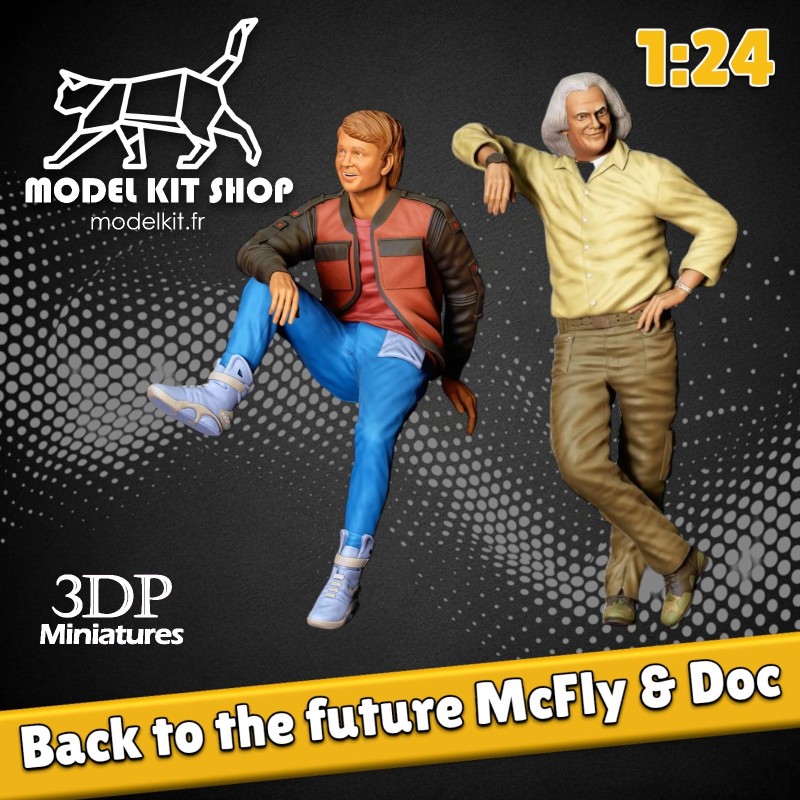 1:24 - Retour vers le futur - Marty McFly & Doc Emmett Brown
