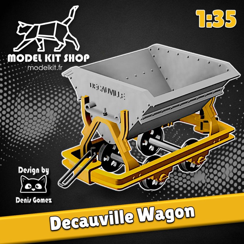 1:35 - Decauville-Kippwagen aus dem 1. Weltkrieg 1:35 - Decauville-Kippwagen aus dem 1. Weltkrieg